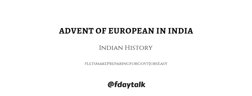 Advent of European in India | Dutch