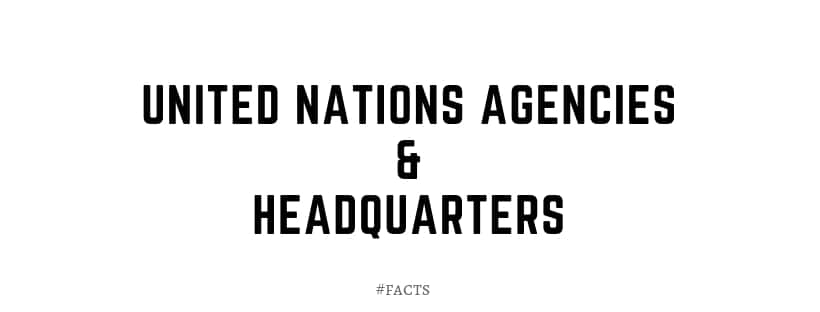 United Nations Organisation Organs and Agencies