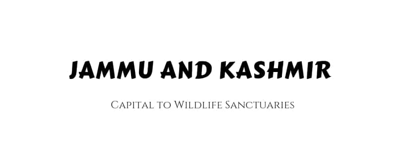 Gk of Jammu and Kashmir