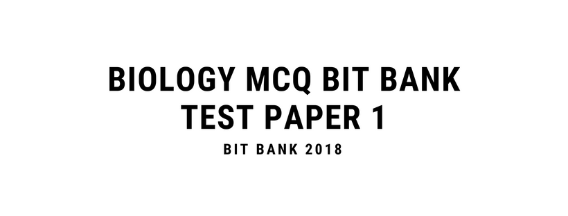 Biology Questions For Competitive Exams | Test Paper 1
