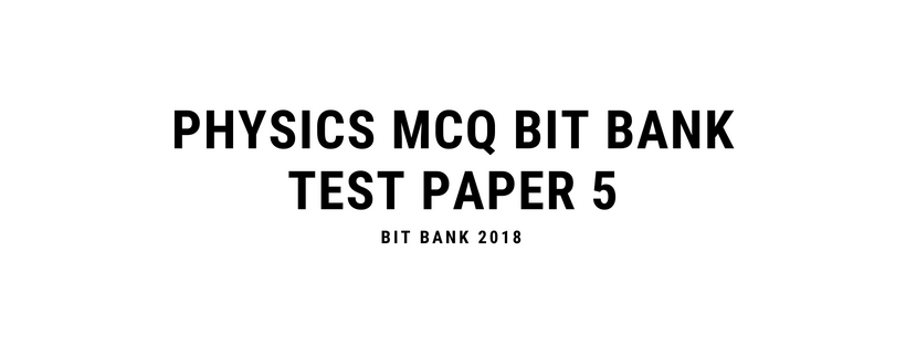 Objective Questions For Competitive Exam- Test Paper 5