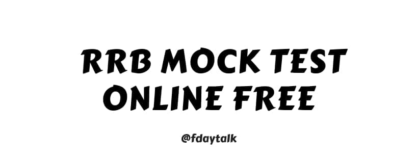 RRB Mock Test 2