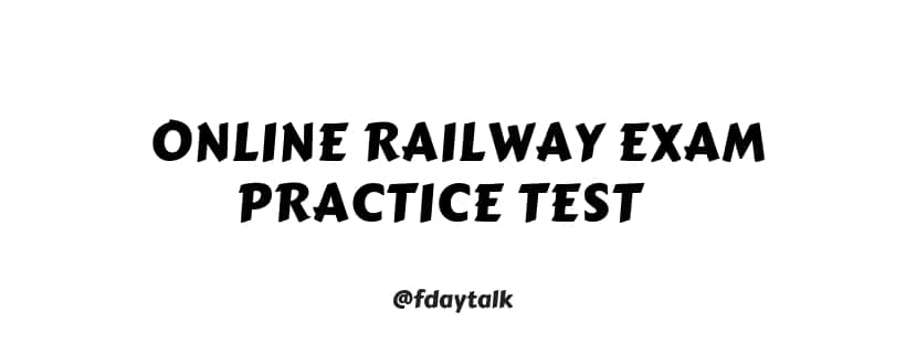 RRB Mock Test 3
