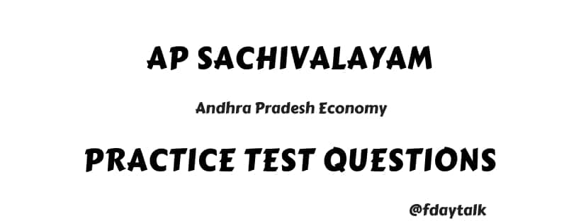 AP Sachivalayam Practice Test Questions