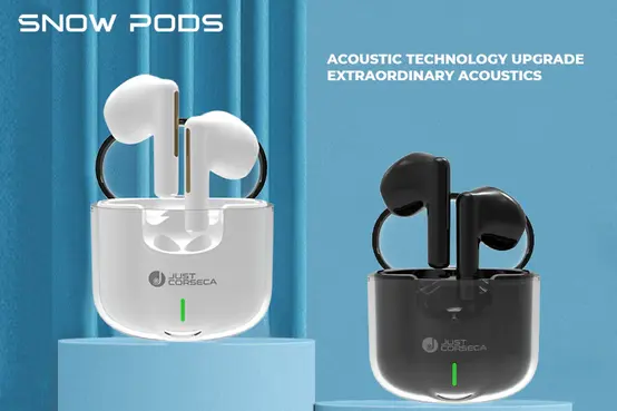 Just Corseca Snow Pods TWS earbuds launched in India for Rs. 2999 | Bluetooth 5.3v, 5hrs Playback, Corseca Acoustic Engineering chipset