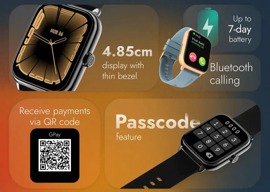 Noise ColorFit Icon 3 with 1.91″ display, Bluetooth calling, QR code Scan feature launched