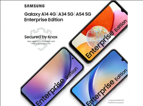 Samsung Australia launches Galaxy A14, Galaxy A34, and Galaxy A54 Enterprise Edition phones
