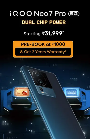 iQOO Neo 7 Pro launch offers, discounts, EMI