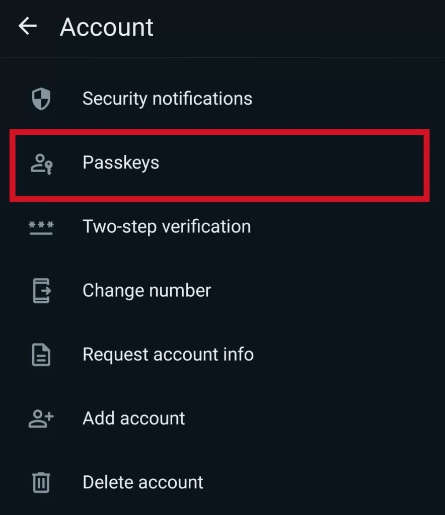 WhatsApp Passkeys features, WhatsApp Passkeys login