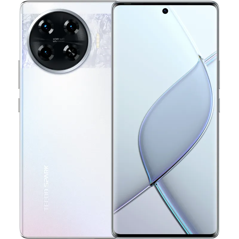 Tecno Spark 20 Pro plus stunning Lunar Frost colour