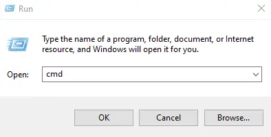 How to Install and Use pip for Python 3.12 on Windows 10/11: Open Run cmd