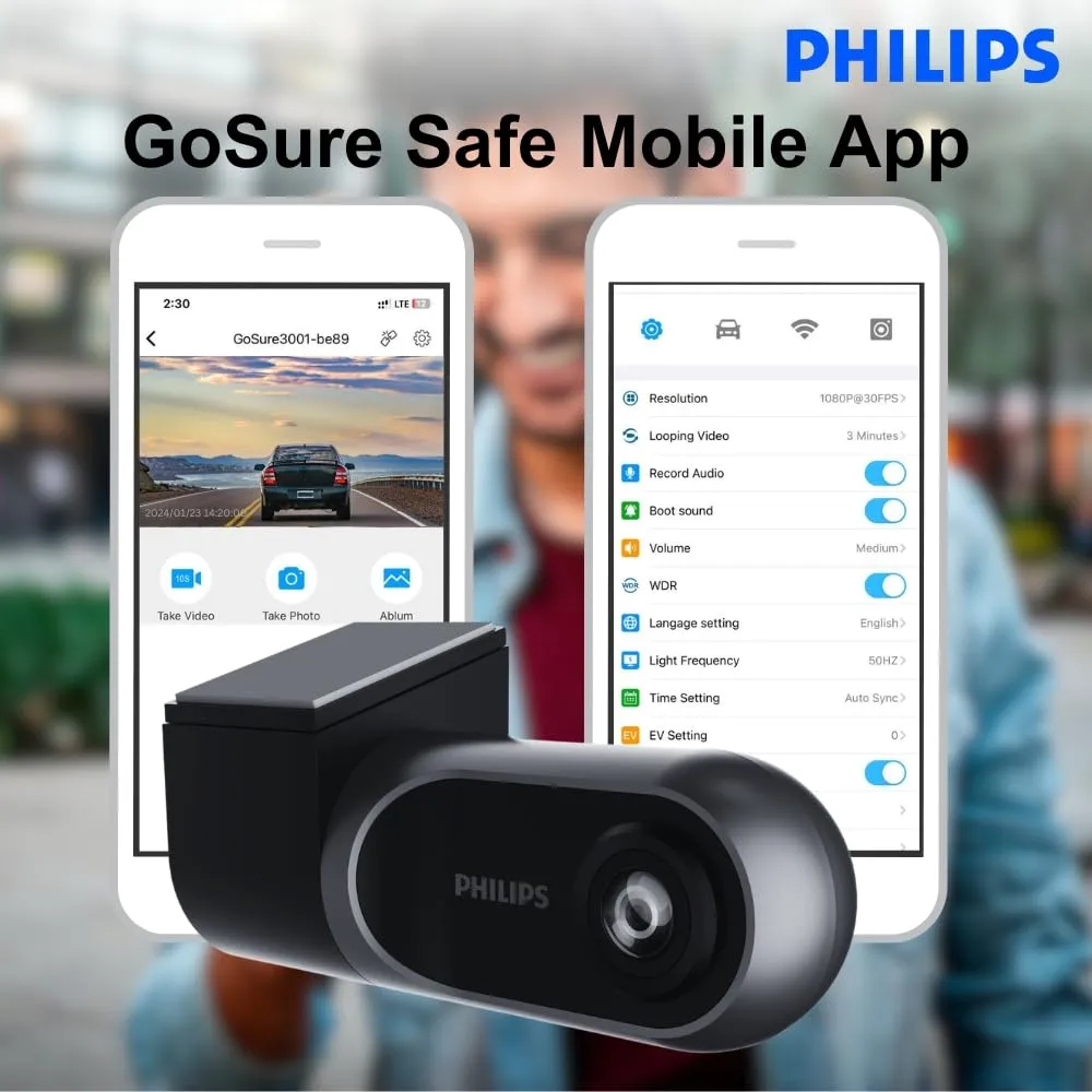 How the Philips GoSure 3001 Dash Cam Enhances Your Driving Experience
