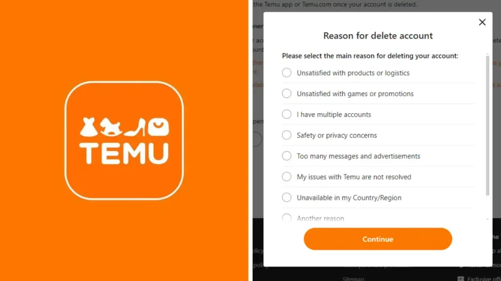 Delete Temu Account Permanently