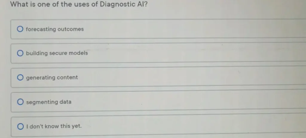 What is one of the uses of Diagnostic Al?