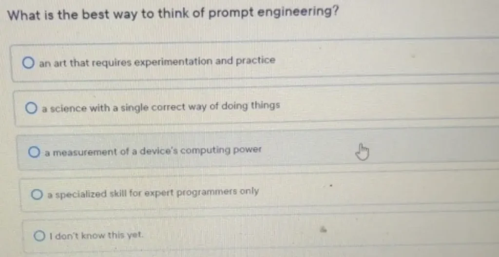 What is the best way to think of prompt engineering?