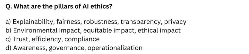 What are the pillars of AI ethics?