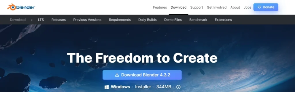 Blender AI-powered 3D animation software interface displaying procedural animation and rendering tools.