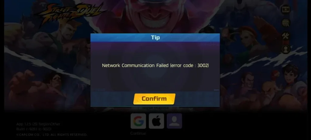 Error Code 3002