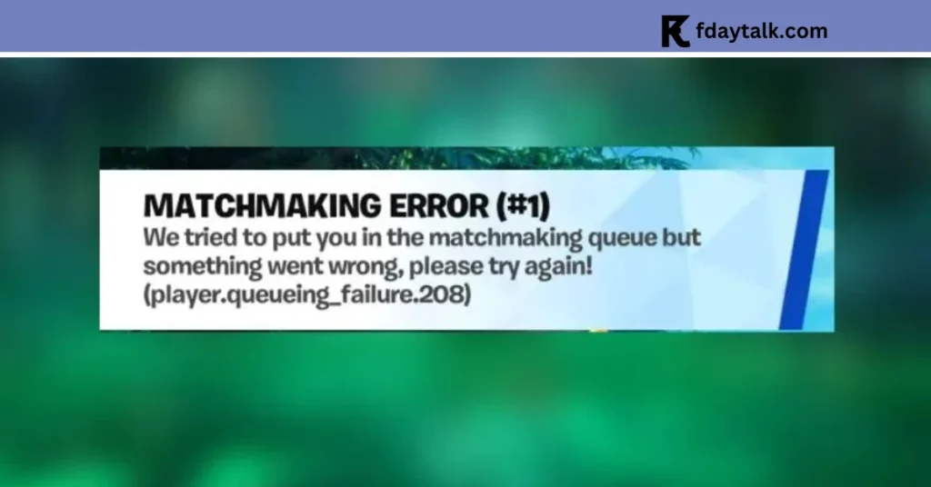 Fix Fortnite Matchmaking Error on Xbox