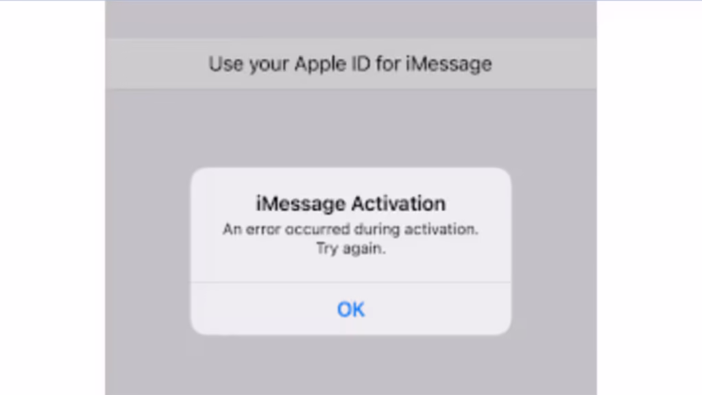 How to Fix iMessage Activation Error on iPhone