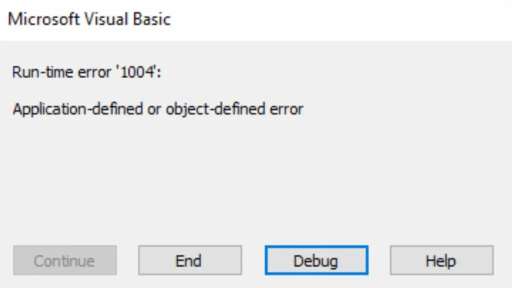 How to Fix Run-time Error 1004 in Excel: Causes, Solutions & VBA Troubleshooting