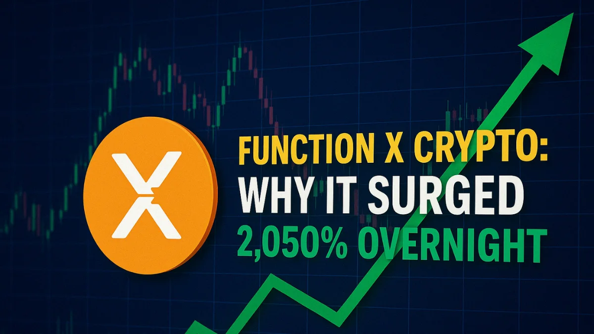 Function X Crypto Surged 2,050% Overnight — What Just Happened?