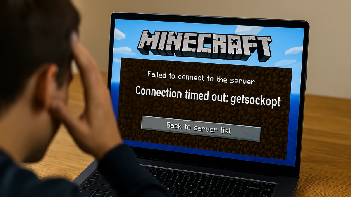 How to Fix Minecraft Getsockopt Error (Connection Timed Out or Refused)