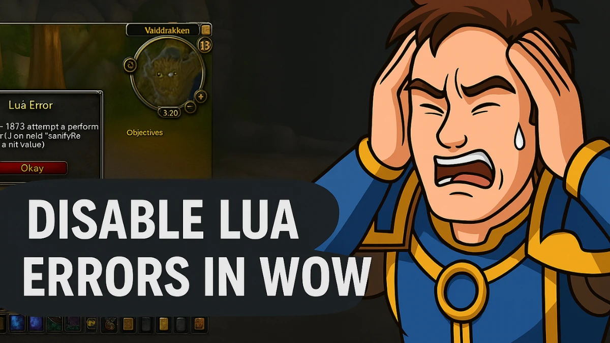 How to Disable Lua Errors in WoW (World of Warcraft)