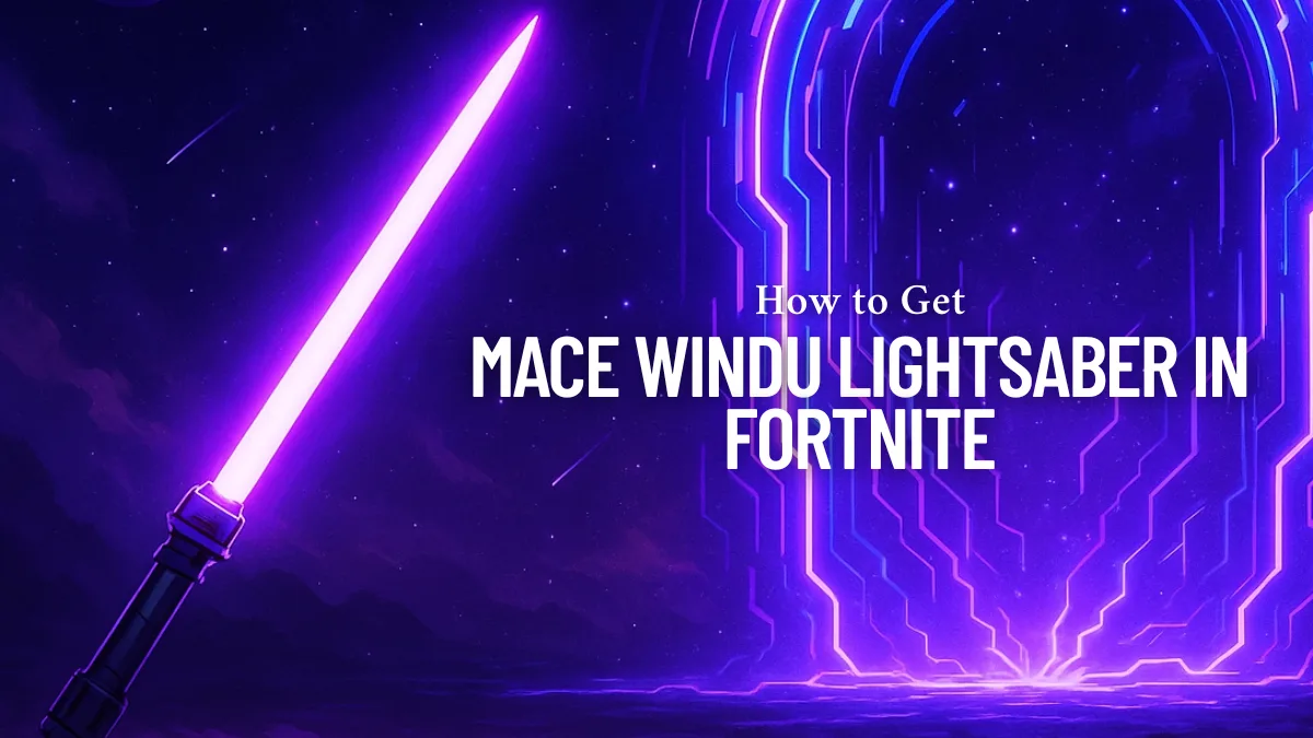 Fortnite: How to Get Mace Windu Lightsaber & Force Pull Ability (Chapter 6 Guide)