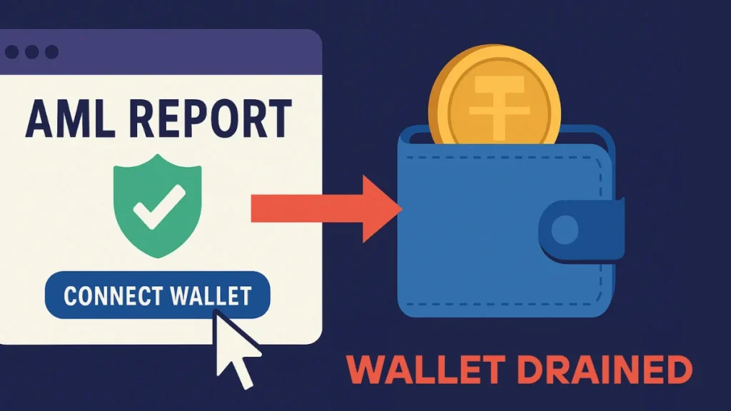 Crypto AML Scam Draining Wallets Explained: How to Avoid P2P Trading Frauds