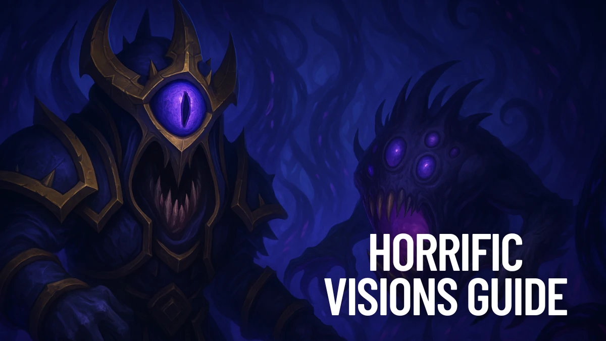 Horrific Visions Guide for WoW Patch 11.1.5: Mask Unlocks, Rewards, Sanity Tips & Rune Enchants