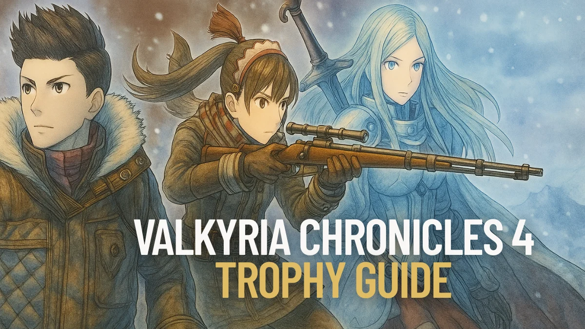 Valkyria Chronicles 4 Trophy Guide – 100% Platinum Roadmap