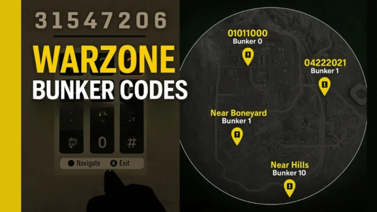 Warzone Bunker Codes: All Locations, Secret Rooms, and Pro Tips Guide