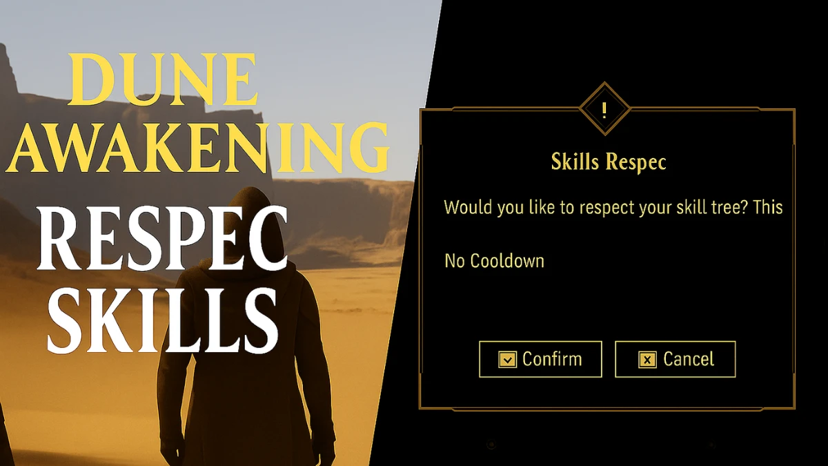 Dune Awakening: How to Respec Skills and Reset Talents