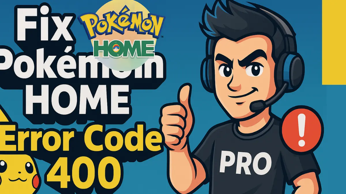 How to Fix Pokémon HOME Error Code 400