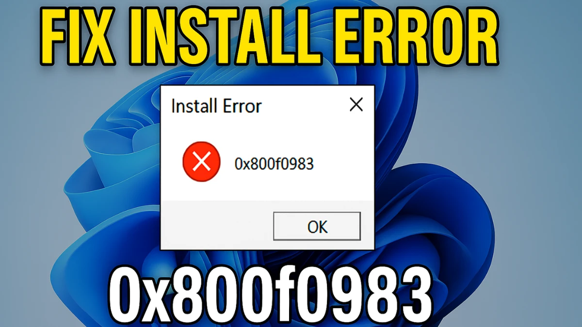 Install Error 0x800f0983 in Windows 11: Causes, Fixes, and Repair Install Guide