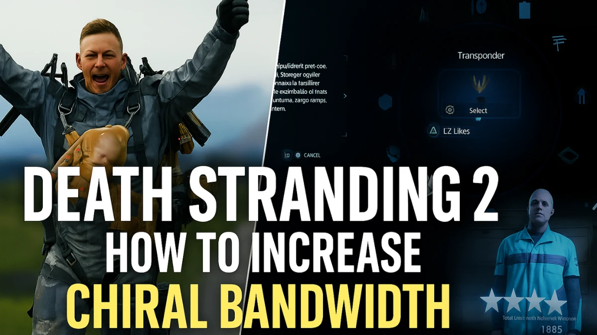 Death Stranding 2 Chiral Bandwidth Guide: How to Increase Limits and Build More