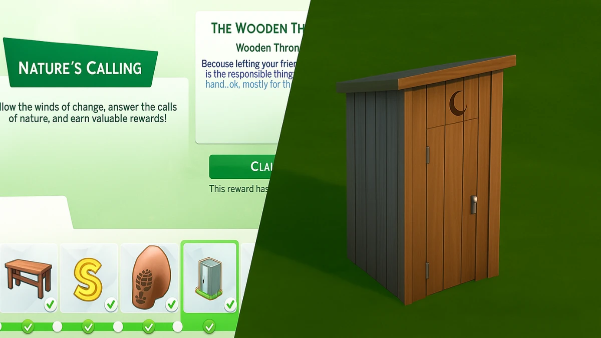 How to Craft the Wooden Throne in The Sims 4 (Nature’s Calling Guide)