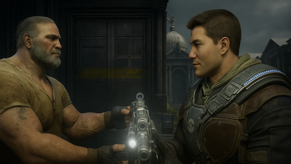 Does Gears of War Reloaded support crossplay and split-screen co-op?