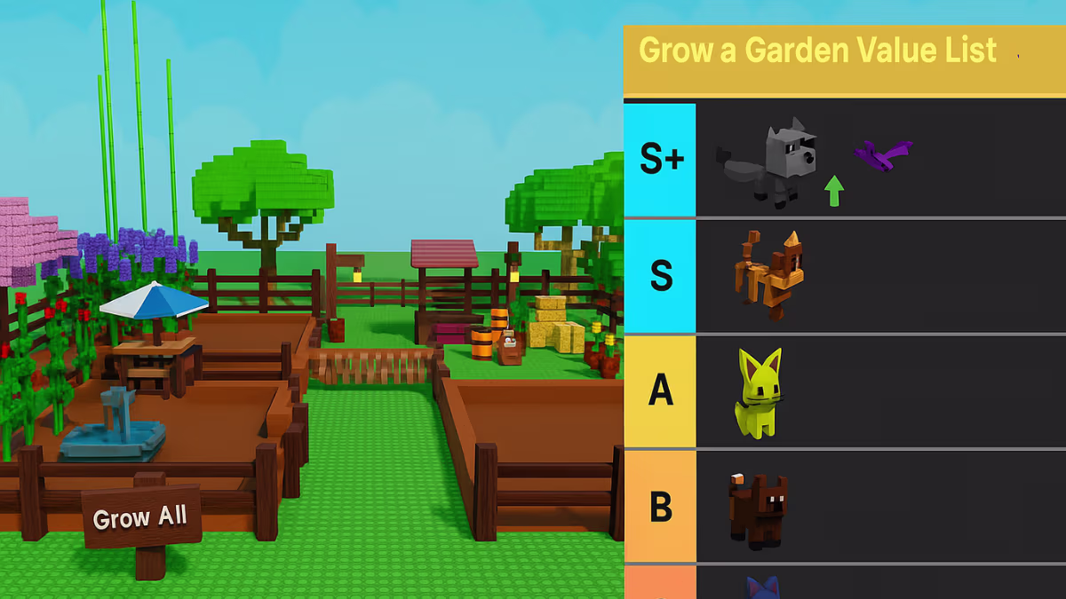 Grow a Garden Pet Value List – All Pet Values & Trading Guide