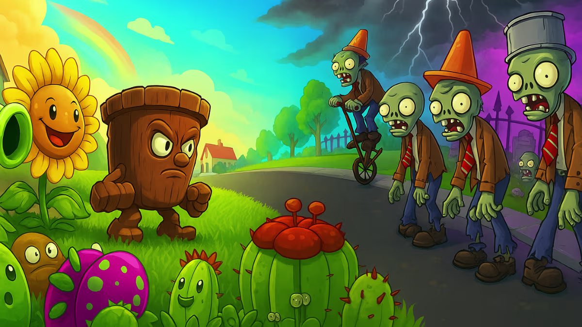Plants vs Zombies Replanted Brings Back Co-Op and Mini-Games