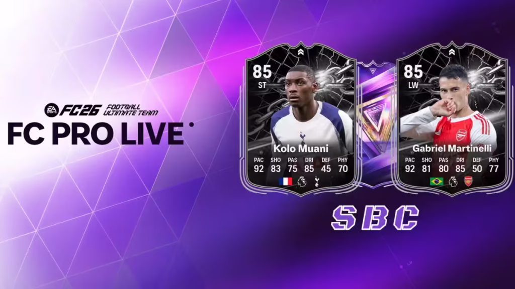 FC 26 Kolo Muani vs Martinelli Showdown SBC Tasks & Solutions