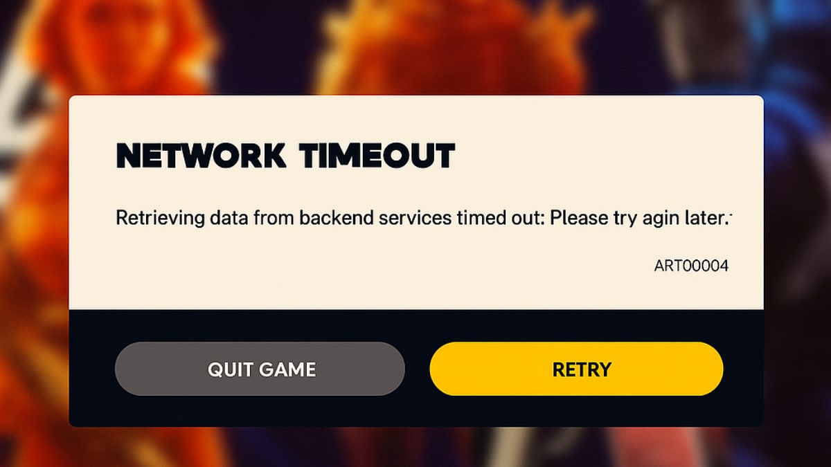 ARC Raiders Error ART00004: Network Timeout Fix (PC, PS5, Xbox)