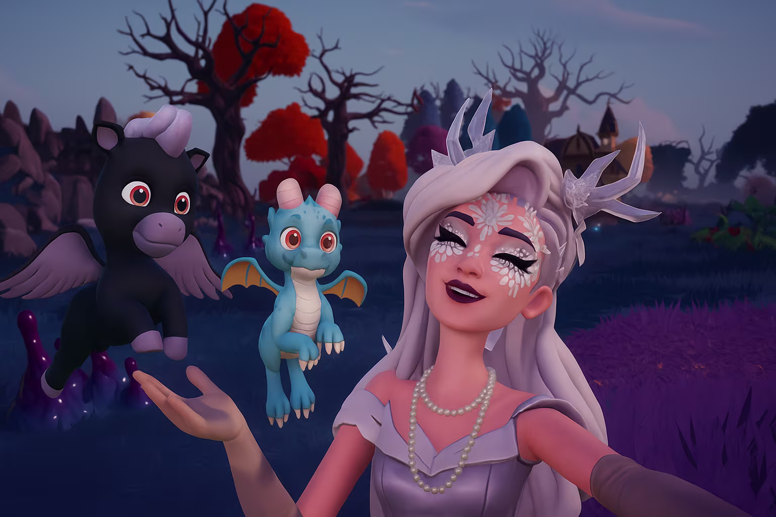 How to Find the Teal Baby Dragon and Black Pegasus in Disney Dreamlight Valley