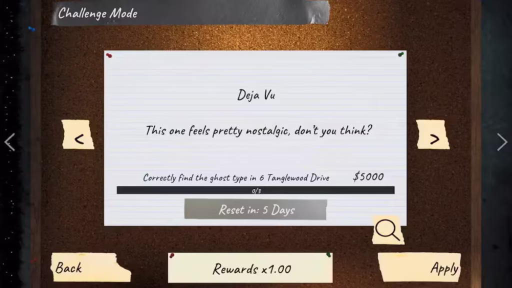 Phasmophobia weekly challenge mode