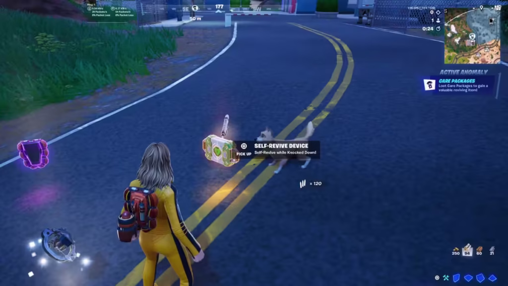 How to Self-Revive in Fortnite Chapter 7 Season 1 using the Self-Revive Device