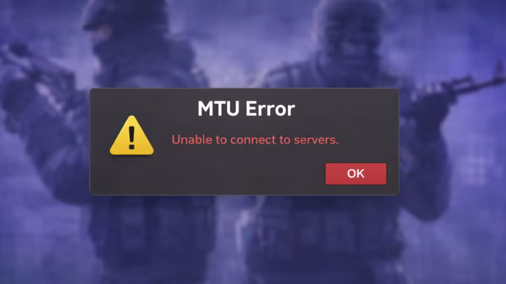 CS2 MTU Error Fix: How to Solve Counter-Strike 2 Network Connection Issues