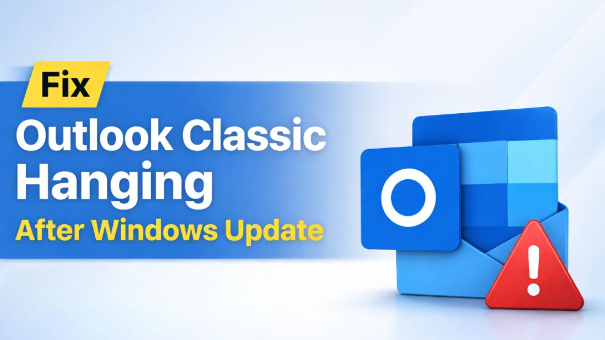 How to Fix Outlook Classic Hanging After Windows Update KB5074109