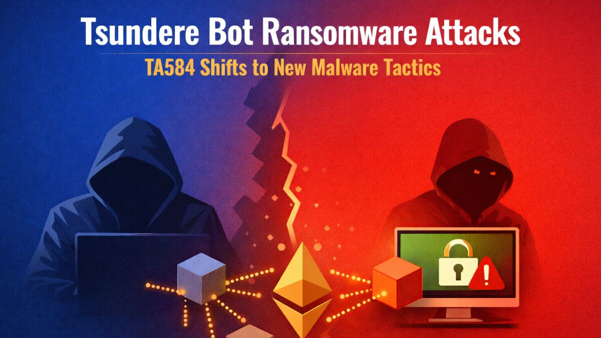 Tsundere Bot Ransomware Attacks: TA584 Shifts to New Malware Delivery Tactics
