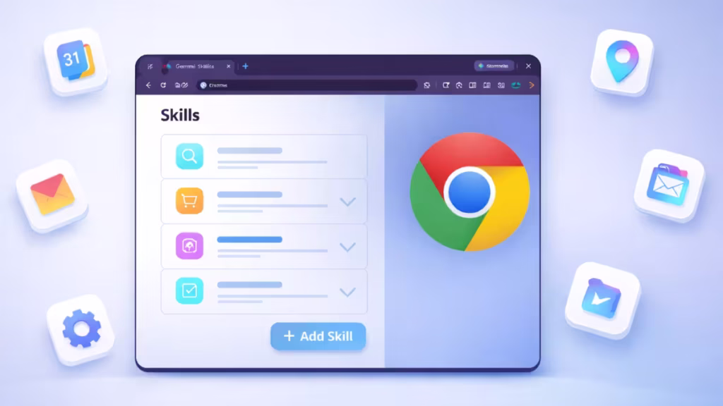 Google Quietly Tests Gemini Skills in Chrome to Turn Browsing Into Automated Tasks